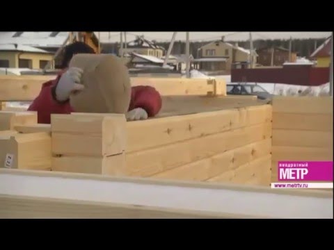 Строим деревянный дом из профилированного бруса // WOOD MARK