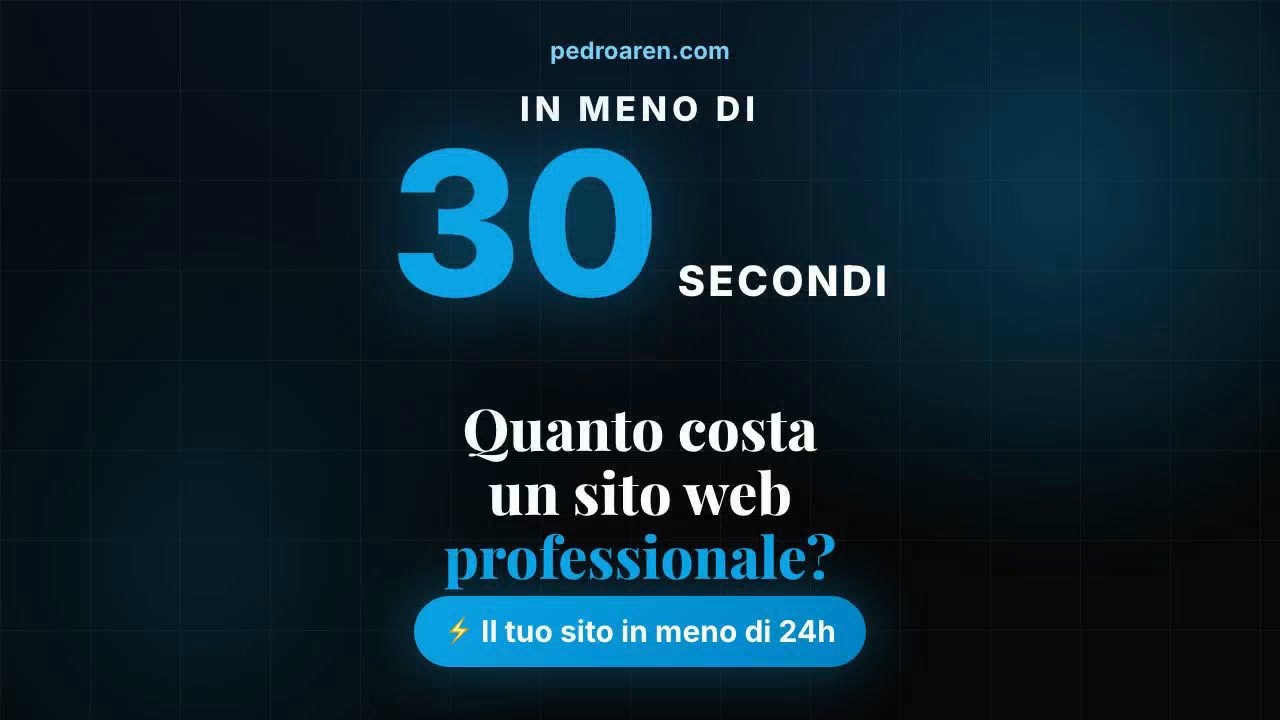 Quanto costa davvero un sito web professionale per la tua attività?