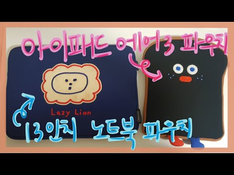 [UNBOXING] 아이패드 파우치 뭐살지 모르겠다고? | 노트북 파우치도 추천해드림 ! !