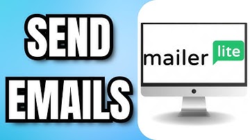 How To SEND EMAILS In MAILERLITE