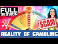 Funky time session today shows the reality of gambling