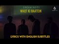 Waqt ki baatein  dream note  lyrics  visionistan