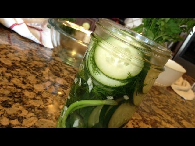 How-To Make Refrigerator Pickles | Clean & Delicious