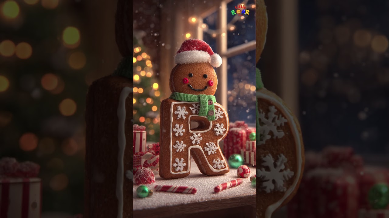 A–Z Gingerbread Cookies! Learn the Alphabet | Christmas Preschool Learning 