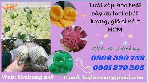 Xốp lưới bọc ổi, xốp bao trái cây giá rẻ cho đại lý