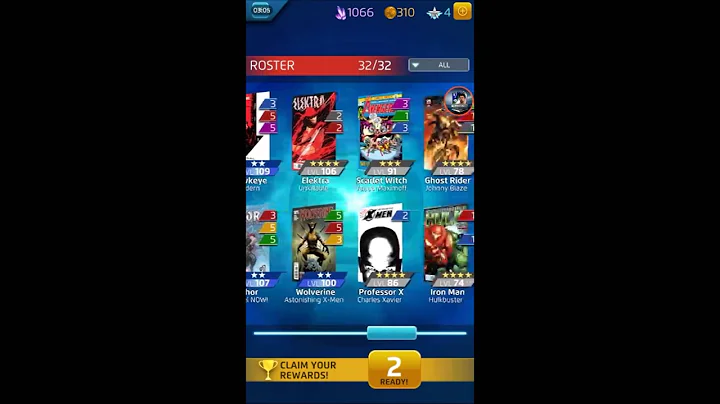 MY MARVEL PUZZLE QUEST ROSTER! + TOKENS!
