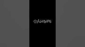 كرومات شاشة سوداء ||سورة الكافرون || ياسر الدوسري