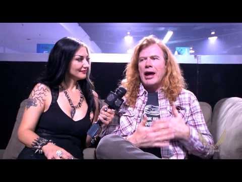 NAMM 2014 Metal Sanaz Interviews Dave Mustaine of Megadeth