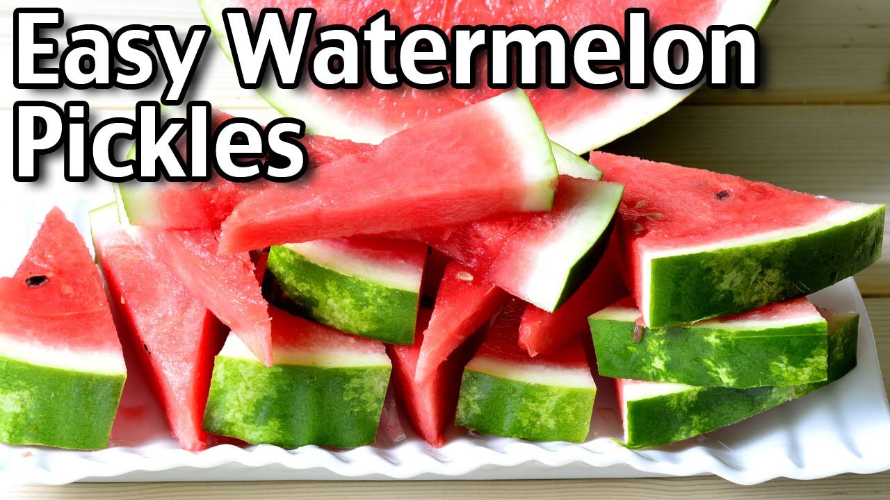 Easy Watermelon Pickles! How To Make Sweet Pickles From Watermelon Rinds