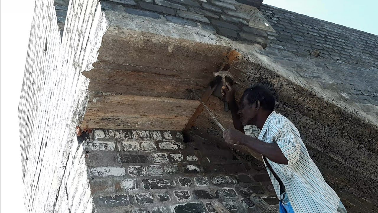 Removing Centering Stairs remove the centering work process - YouTube