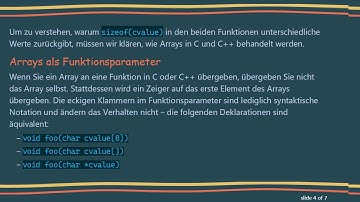 Verstehen von sizeof in C+ + : Warum ist n nicht gleich 8?