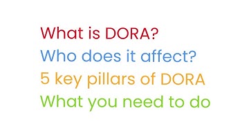 Digital Operational Resilience Act (DORA)