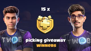 Picking 15 X Gold Pass and Scenery Winner | Clash of Clans Live
