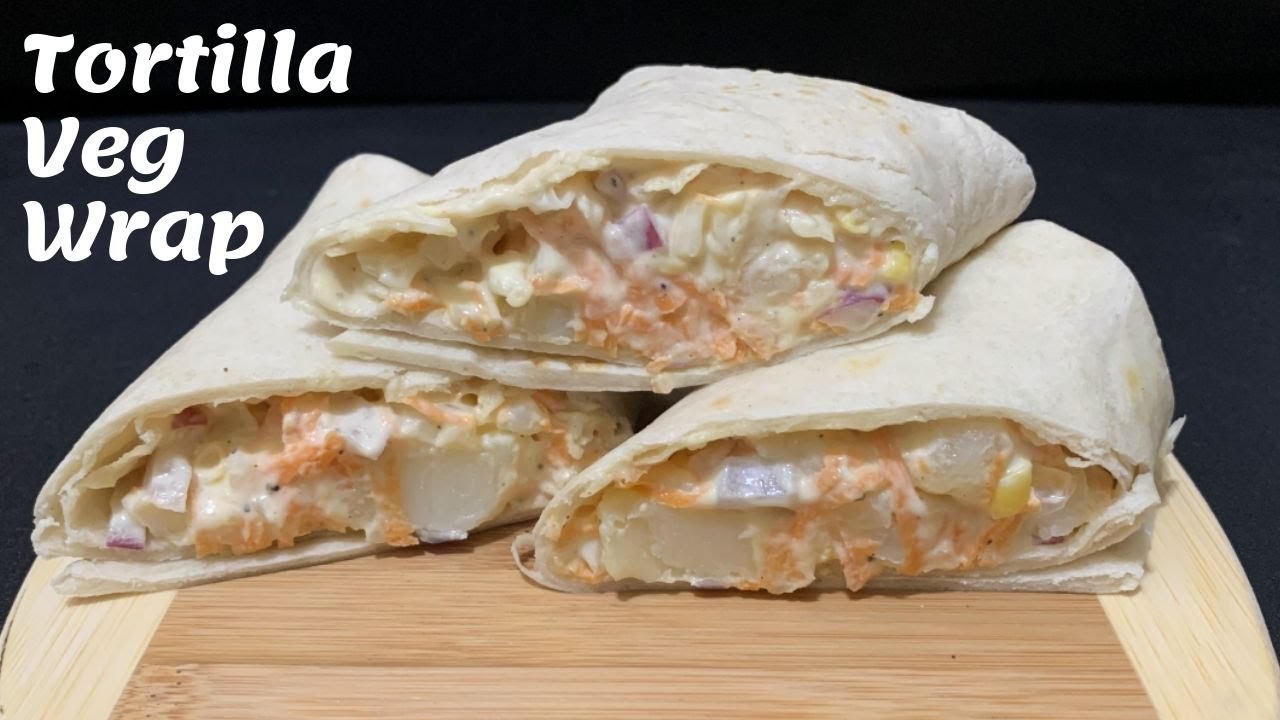 Quick & Easy Tortilla recipe | Creamy Tortilla Wrap | Veg Wrap | Snacks | Spice Mix Kitchen