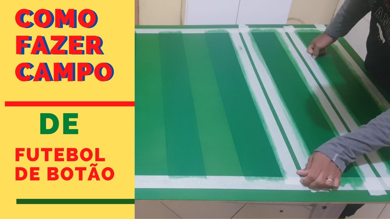 Campo Para Futebol De Botão - Verde