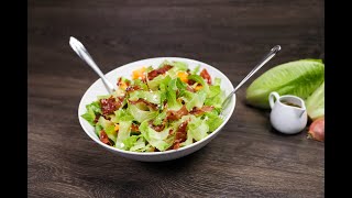 Quick & Easy: Artisan Romaine Persimmon Salad