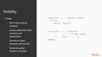 Blockchain Application Development in 7 Days  :  Understanding Variables | packtpub.com