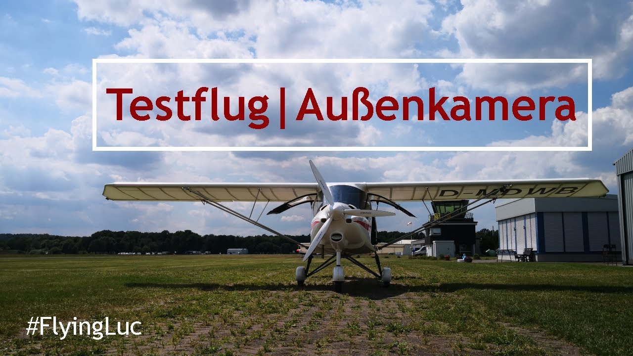 Testflug mit der Außenkamera | Wird sie halten? 😨| C42 🛩