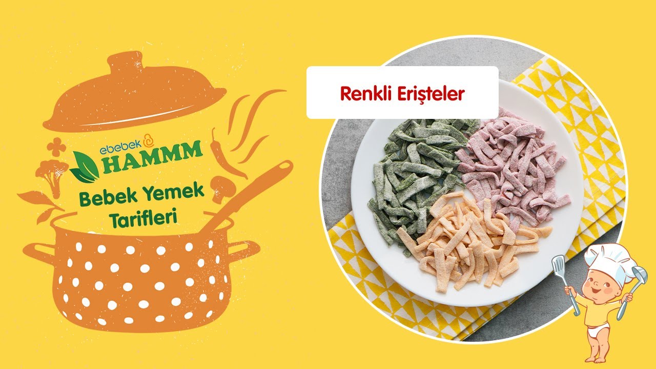 Renkli Erişteler | Bebek Yemek Tarifleri | Hammm Vakti