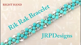 Right Hand RIK RAK Bracelet   Beginner to Intermediate Level