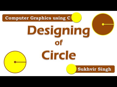 Designing of Circle in CG using C
