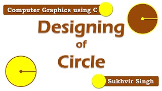 Designing of Circle in CG using C
