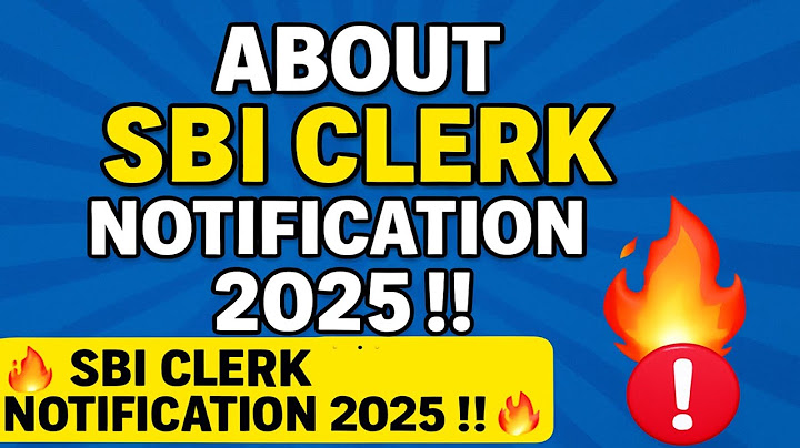 About SBI Clerk Notification 2025‼️🔥 #sbi #sbiclerk