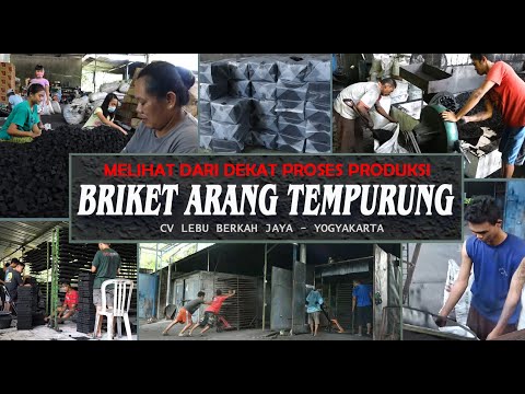 Briket Arang Tempurung (Proses lengkap hingga masuk Kontainer)