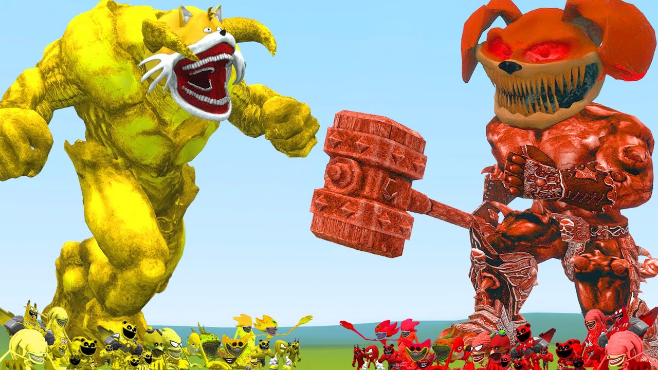 NEW BARON SHIN TAILS TAPES FAMILY VS TITAN THOR DOGDAY NIGHTMARE FAMILY In Garry's Mod!