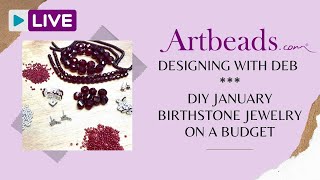 Designing with Deb - DIY January Birthstone Jewelry on a Budget