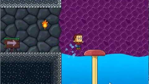 Sploder Game Trailer: DIamond Mine