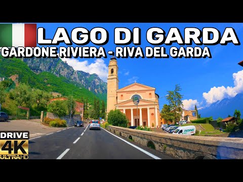 LAGO DI GARDA ITALY 🇮🇹| SCENIC DRIVE FROM GARDONE RIVIERA - RIVA DEL GARDA MAY 2023 UPDATE. 4K60FPS