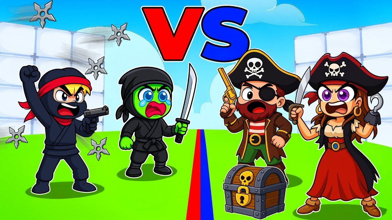 NINJA vs PIRATE sur Roblox Rivals !