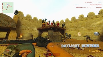 Counter-Strike Source Zombie Mod Gameplay on Daylight Hunter map