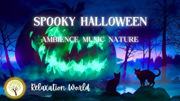 Autumn Village Halloween Ambience 🎃 Scary Halloween Sounds 👻 Halloween Background Music 🍁 #halloween
