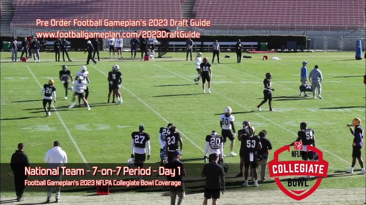 FBGP's 2023 NFLPA Collegiate Bowl Coverage Day 1, National Team YouTube