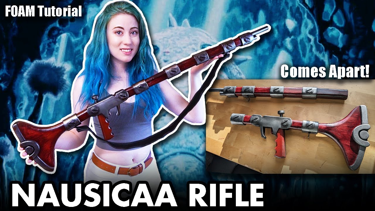 I Made Nausicaa's Rifle Out of Foam! | DIY Cosplay Prop Tutorial for Beginners