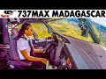 Boeing 737max takeoff from madagascar  ethiopian airlines cockpit