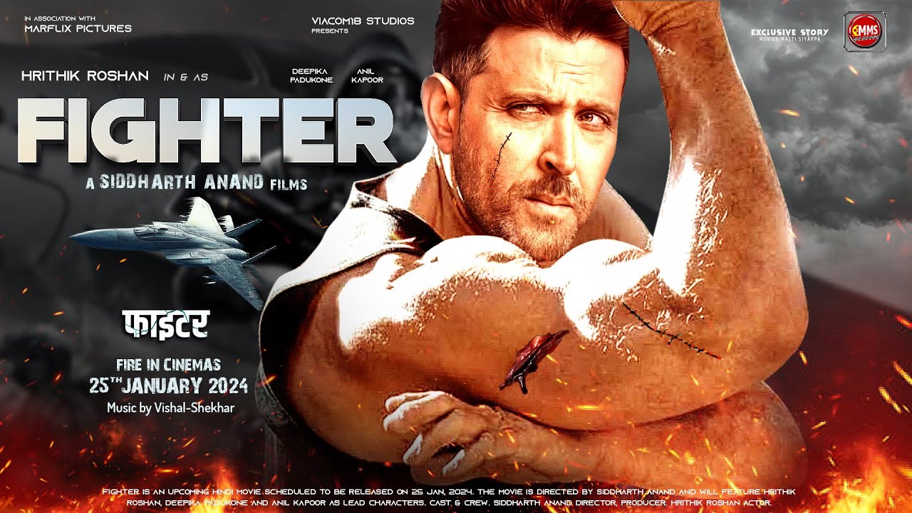 Fighter Official Trailer 2024 Hrithik Roshan, Deepika Padukone & Anil