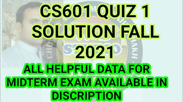 cs601 quiz 1 solution fall 2021 ~ cs601 quiz 1 solution 2022