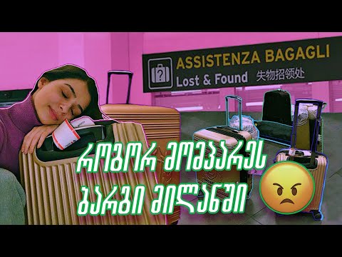 როგორ მომპარეს ბარგი მილანში/My luggage has been stolen (VLG #2)