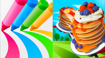 Pancake Run: Very satisfying and relaxing ASMR game Pencil Rush: