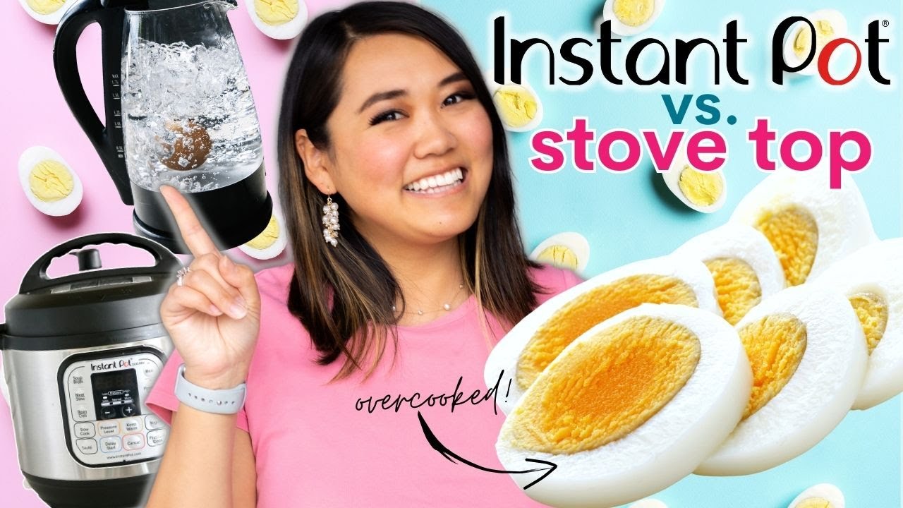 Which is better? Instant Pot or Stove Top HARD BOILED EGGS - YouTube