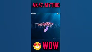 WHAT DO YOU THINK ABOUT AK 47 MYTHIC..! 😍 #shorts