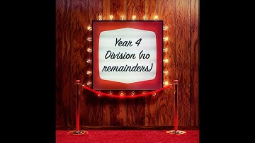 Year 4 - Division using bus stop method (no remainders)