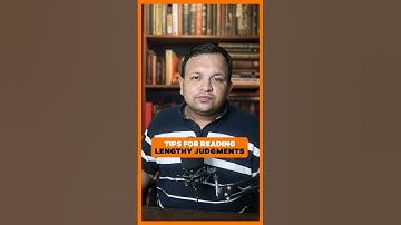 Master the art of reading SC judgements. #shorts #landmarkjudgment