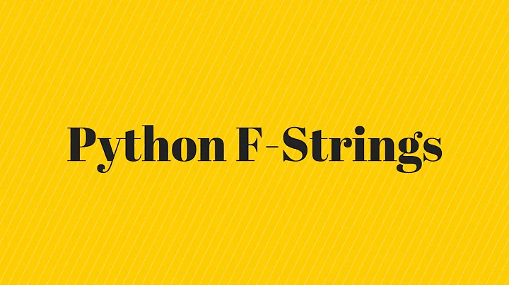 Quick Intro to F-Strings in Python for String Formatting