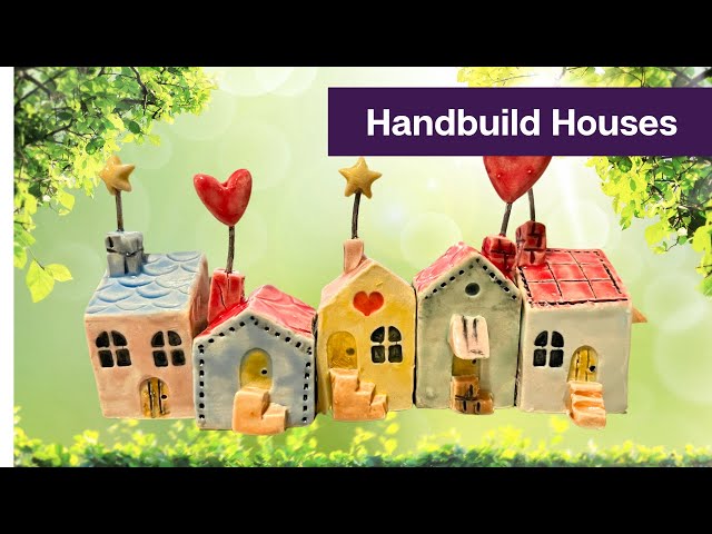 Handmade Building Hand Built Pottery Houses
