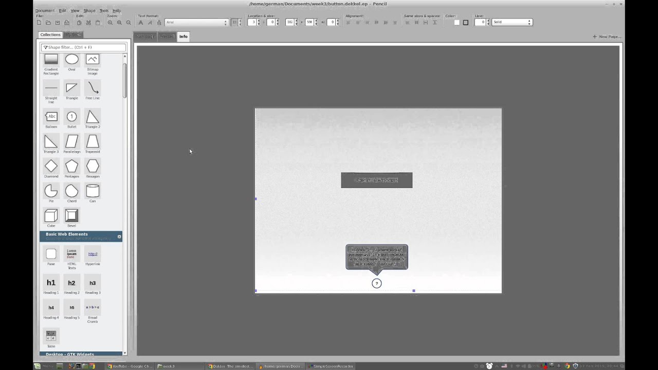 Interactive Wireframing example with Pencil Project YouTube