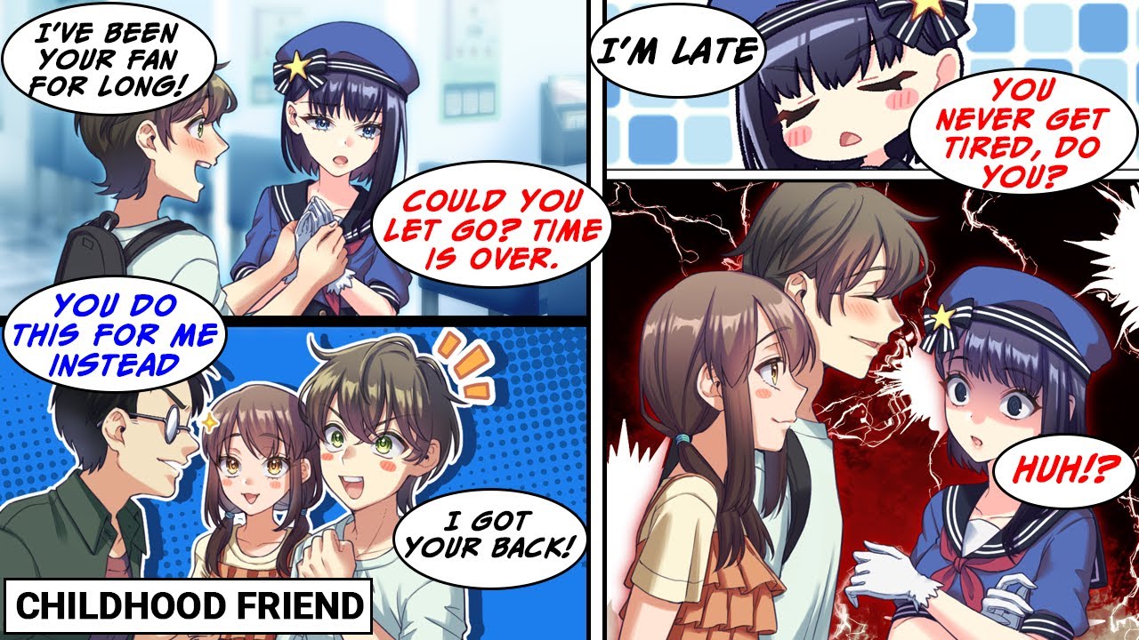 [Manga Dub] I took my childhood friend to a meet-and-greet. Surprisingly, the idol got jealous...